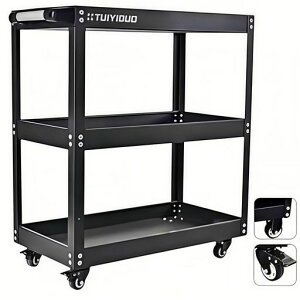 TUIYIDUO�O�i�y�ω׏d200kg�z�����|�c�[���J�[�g�H��S���H��J�[�g�h���C�o�[�z���_�[�H��c�[���{�b�N�X�L���X�^�[�t��DIY�K���[�W�H���ԍH����[�^�����ݍ�ƃK���[�W�q�ɏC���c