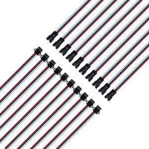 BTF-LIGHTING3�s��SMJST�R�l�N�^�[15cm22awg���C���P�[�u��10���X-10�I�XWS2812BWS2811SK6812�Ȃ�LED�e�[�v���C�g�p