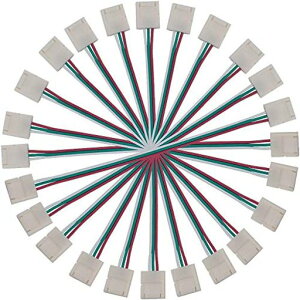 BTF-LIGHTING3�s���R�l�N�^�[10��10mm���̃f���A���G���h15cm�����p�P�[�u���R�l�N�^�[LED�e�[�v���C�g2.55mm�s�b�`�_���WS2812BWS2811SK6812�̃X�g���b�v�ȒP�ڑ����c�s�vDIY�ł��ȃR�l�N�^�[