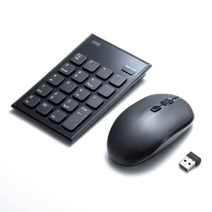�T�����T�v���C �e���L�[�E�}�E�X�Z�b�g ���C�����X �É� USB A�ڑ� �u���b�N NT-WL23SETBK