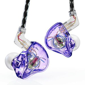 Yinyoo �C���z�� �L�� �J�i���^�C���z�� �m�C�Y�L�����Z�����O KBEAR Storm PU+PEEK 10mm�_�C�i�~�b�N �Չ��� ���R��h�~ �C�����j�^ HiFi���� ���j�^�[�C���z�� 2pin ���P�[�u���\ �C���i�[�C���[�c