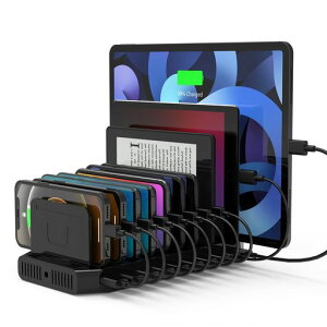 Unitek2023USB�[�d�X�e�[�V����10�|�[�gPD18WPD60W���[�d�X�^���h120WPSE�F�؍�10�䓯���[�d1.5A/2.4A/3A�X�}�[�gIC���ڕ�����Ή�