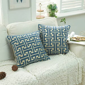 YunJeude�N�b�V�����J�o�[60x60cm�V�F�j�[�����n�􉽊w�͗l���������_�炩���k�������\�t�@�w���đ������J�o�[�������J�o�[���z�c�J�o�[�s���P�[�X�Ԉ֎q�C���e���A����2���Z�b�g(�_�c
