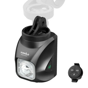 TOWILDDL1200S自転車ライト吊り下げ式1200ルーメン大容量3200mAhUSB-C充電式自動点灯/消灯5つ調光モードIPX6防水高輝度ロードバイク/クロスバイク吊り下げ対応夜間走行防災ライトサイクルリング用