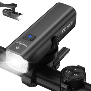 自転車ライト1200ルーメン4000mAh大容量ロードバイクライト自転車ヘッドライトUSB-C充電式自動点灯IPX6防水吊り下げ可能アルミ合金製フロントライトクロスバイク夜間走行サイクリング