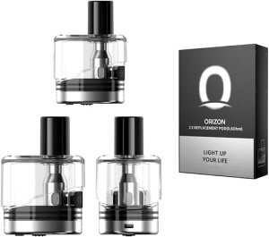 VAPTIO Orizon �����pPOD �x�C�v �d�q���΂��p�J�[�g���b�W 0.6 ohm �����p�|�b�h �j�R�`���Ȃ��݊��J�[�g���b�W �Ή�18W~21W �t�̂Ȃ��y1�p�b�N3����z