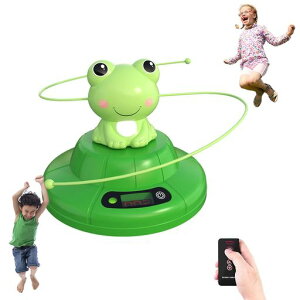 電動縄跳び自動縄跳びマシーン小学生なわとび子供おもちゃトレーニング用スマート縄跳びマシン運動器具飛びやすいリモコン室内/屋外静音設計ブレーキ装置男の子女の子プレゼント誕…