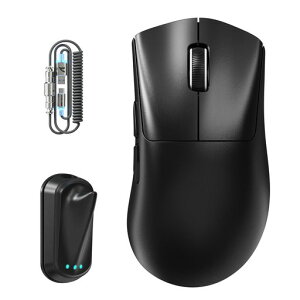 ATTACK SHARK V8 �Q�[�~���O�}�E�X Nordic54L15 PAW3950MAX �Z���T�[ ���y�� 59g�v���X�}�C�i�X3g 42000DPI/50 �P�ʔ����� �O�ڑ����[�h (�L��/Bluetooth/2.4G) �o 8K ���|�[�g���[�g