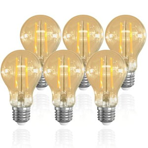 LUTWLED�d��E26�����G�W�\���d��60W�`����6W2700K�d���F�G�W�\���o���u620lm�S�����^�C�v���d���������Ή�PSE�F�؍ς݃A���e�B�[�N�A���o�[6��