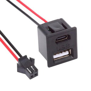 xiwaiDIYOEM�s�b�`=2.54mmType-C&Type-A���X�\�P�b�g����2�s���w�b�_�[�P�[�u��DC5V�p���[���b�`�}�E���g�^�C�v