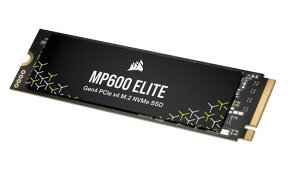 CORSAIR MP600 ELITE 2TB PCIe Gen4 x4 NVMe M.2 SSD �����x 3D TLC NAND ? M.2 2280 �q�[�g�V���N�Ȃ� PC/�m�[�g�p�\�R���K�p CSSD-F2000GBMP600ENH