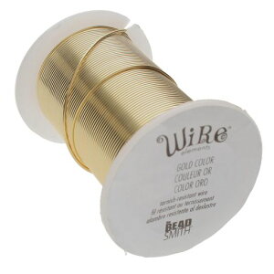 �N���t�g���C���[(22�Q�[�W����)BeadsmithWireElements22�Q�[�W���b�J�[�h���ϐF�h�~�����W���G���[�쐬�p20���[�h18.29���[�g����