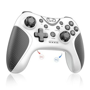 Switch �R���g���[���[ 2025�A�b�v�O���[�h Switch2 �R���g���[���[ Sungale �X�C�b�` �v���R�� �����A��/�A�˃z�[���h �w�ʃ{�^���t�� �}�N���@�\ Bluetooth5.0�ڑ� 6���W���C���Z���T�[ 10���ԘA���c