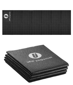 �y�A�X���[�g���p�zuFit Yoga Mat ���K�}�b�g �܂肽���� 4mm 61cm*173cm �u���b�N �ɂ��Ȃ� ����Ȃ� ���{�u�����h