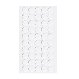 JYF.QUANYIフィギュア固定用両面テープ透明強力粘着テープ固定シール転倒防止剥がせるあと残らない滑り止めフィギュア用(丸型3シート)