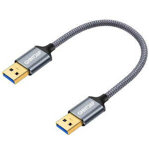 GHNTJAPUSB3.0�P�[�u��0.3MUSB�P�[�u���I�X�I�Xa-a�^�C�v5Gbps�����f�[�^�]�����ϋv�i�C����usbaa�P�[�u��HDD/�J����/DVD�v���[���[/�v�����^/���f���Ȃǂƌ݊�������30CM