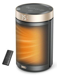 DREO(�h���I)�Z���~�b�N�q�[�^�[�y���^�����q�[�^�[�E2025�~�V�^�z�d�C�t�@���X�q�[�^�[�y��ECO�P�����[�h�ߓd40%1200W~10��/1000W/800W�ȃG�l�]�|�I�t�ߔM�ی�12H�^�C�}�[�E�ߏ������茳�I�t�B�X