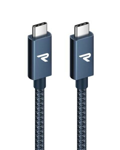 RAMPOWUSBC�P�[�u���y100WPD�Ή�/USB3.2Gen2x2-20Gbps�f�[�^�]���zPD3.0/QC3.0�������[�d4K/60Hz�f���o�͑Ή������ϋviPhone17/Air/16/16e/15�[�d�P�[�u��