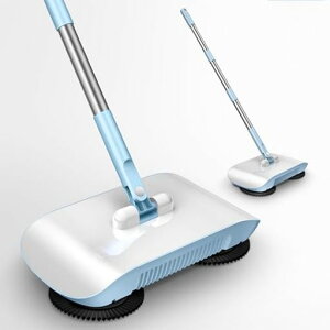 フロアワイパー回転式モップ2in1水切りワイパー幅さ33cm長さ118cm乾湿両用モップ拭き掃除雑巾ワイパーベランダ玄関床窓フロアフローリング掃除道具ドライシート4枚入(ホワイト)