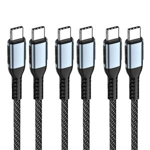 USBTypeC�P�[�u��1m3�{�Z�b�gPopolier�yUSBPD�Ή�/100W/5A�}���[�d�z�����f�[�^�]��E-Marker�`�b�v���ڍ��ϋv�i�C�����ґg�X�}�[�g�t�H���A�^�u���b�g�A�m�[�g�p�\�R���̃^�C�vc�@��ɑΉ�