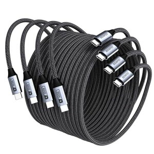 �uBENFEIUSB-C�P�[�u��60W�����[�d4�{�Z�b�g(1Mx2+2Mx2�u���b�N)�����ϋv������������i�C�����ґg!iPhone16/15/Pro/Plus/ProMax�AiPadMini�AMacBook�AGalaxy