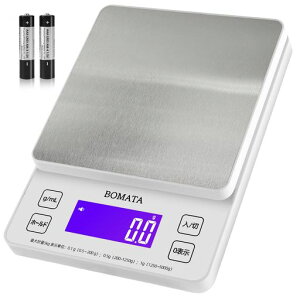 BOMATA(�{�}�^)�͂���f�W�^���L�b�`��0.1g�P��5kg�S����o�b�N���C�g��ʖ����ԃp�l���^�b�`���{�^���n��ݒ蕗�܈���ml�X�e�����X�f�W�^���X�P�[��(�y�ʏ�����������)B606���d�r����...