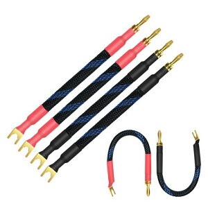 �yUCINNOVATE�z 4�{ 21cm �X�s�[�J�[ �W�����p�[�P�[�u�� HIFI OFC �X�s�[�J�[�P�[�u�� 24k�����b�L �����v���O�A �ɂ��Ȃ₩�Ŏg���₷���A���������コ���� 11AWG �X�s�[�J�[�R�[�h �X�s�[�J�[�c