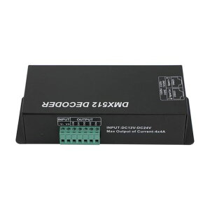 Frezon LED RGBW �f�R�[�_�[ dmx 4�`�����l�� 16A 4x4A �p�l���f�B�X�v���C�t�� �f�R�[�_�[������ DC12~24V DMX512�R���g���[���[ �f�R�[�_�[ ����Ɩ��f�R�[�_�[ �X�e�[�W���C�g�f�R�[�_�[ �X�g���C�c