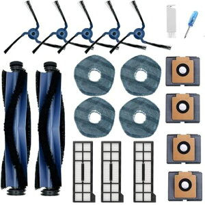 EufyX10ProOmni���Օi���{�b�g�|���@�A�N�Z�T���[���C���u���VX2�t�B���^�[X3���p�b�NX4�u���VX5�J��Ԃ��p���b�vX4���{�b�g�|���@�����p�[�c�L�b�g