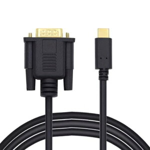 cableccUSB-CUSB3.1Type-C-VGA�\�[�X�R���o�[�^�[���j�^�[1080P�P�[�u��1.8M