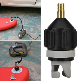 AmandakasaポンプアダプターバルブアダプターSUPカヤック用エアポンプホースアダプタアクセサリーインフレータブルボート標準的バルブパドルボード