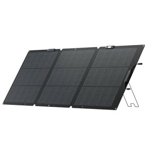 EcoFlow160W片面ソーラーパネルGen2N型ソーラーセル単結晶シリコン25%高変換効率片面式高出力発電太陽光発電ポータブル電源充電器IP68防水防塵エコフロー折りたたみ式ベース取らない持ち運…
