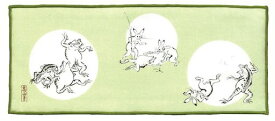 山本仁商店 福ふく布 メガネもスマホもふけるハンカチーフ 相撲 約11.5x27.5cm