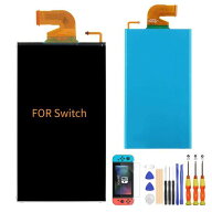 A-MIND For Nintendo Switch 修理交換用 LCD液晶パネル ディスプレイ、スクリーン修理ツールキットと強化…
