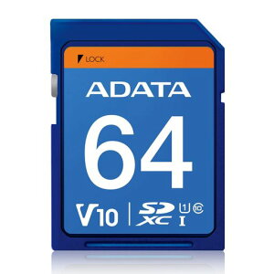 �y�G�C�f�[�^�z SD�J�[�h 64GB UHS-I �N���X10 / V10 32GB SD 3.0 �����ǂݏ��� �ő�Ǎ����x100MB/�b ���ϋv�� Premier SDXC/SDHC UHS-I �N���X10 ASDX64GUICL10-R-I