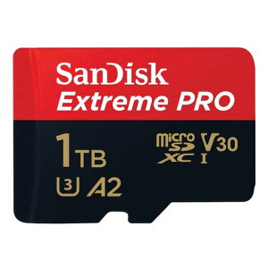 SanDisk microSDXC UHS-I Card 1TB Extreme PRO Ultra High Speed Type (Up to 200 MB/s / Write Up to 140 MB/s when using SanDisk