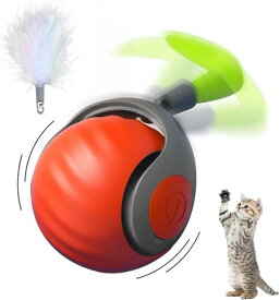 LUPAPA 猫 おもちゃ 猫ボール 自動 高速/低速 通常モード/スマートモード切り替え 障害物自動回避 安全で耐久性がある Type-C充電