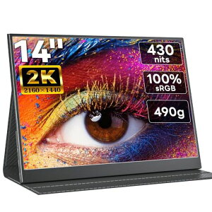 Upperizon���o�C�����j�^�[14�C���`2KIPS�p�l��100%sRGB���P�x430nits�y�ʔ��^QHD3:2(2160x1440)�����^�уA���~����➑̃X�^���h�J�o�[�t�X�s�[�J�[����USBType-Cx2