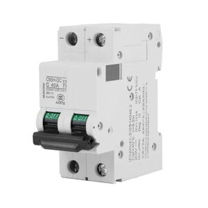 �T�[�L�b�g�u���[�J�[ DC250V 2P ��d���~�j�`���A�T�[�L�b�g�u���[�J�X�C�b�` �d�C�{�b�N�X 35mm��DIN���[���Ɏ��t�� �Z���ی� �ߕ��וی� �\�[���[�p�l���O���b�h�V�X�e���p 40A �����u�c