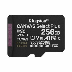 KingstonCanvasSelectPlusmicroSD�������[�J�[�h256GBmicroSDXCGen3150MB/sA1�J�[�h+�A�_�v�^�[-SDCS3/256GB