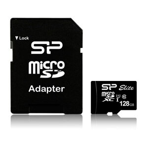 SiliconPower128GBmicroSDXCC10UHS-1SPEliteUHS-1