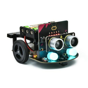 KEYESTUDIOMicro:bitV2���{�b�g�X�^�[�^�[�L�b�g(�}�C�N���r�b�g�Ȃ�)Makecode��Python�p