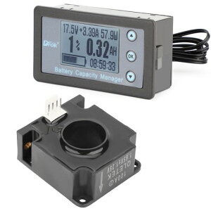 DROK�o�b�e���[���[�^�[DC8-120V0.02-100A6-in-1�}���`���[�^�[�d���E�d���E�d�́E�c�e�ʁE���x�E���s���ԃf�W�^��DC�}���`���[�^�d���d���G�l���M�[�v�o�b�e���[�`�F�b�J�[�o�b�e���[�c�ʕ\�c