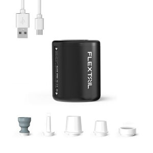 FLEXTAILGEARTINYPUMP2�G�A�|���v�d���|���v�|���v�g�ю��Ōy��4KpaTYPE-C�[�d��800mAh��C�����C�����v�[���p�����ֈ��k�܃C���t���[�^�[�}�b�g�G�A�}�b�g�L�����v(�u���b�N)