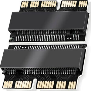 Xiatiaosann NGFF M.2 nVME SSD�A�_�v�^�[�J�[�hMacbook�p�AMacBook Air 2013-2017�p��MacBook Pro 2013�N���-2015�p�A M.2 PCI-e NVME SSD�ϊ��A�_�v�^�[�A2��