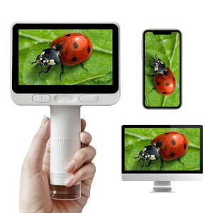 ������100~1600�{�g��4.3�C���`�t���f�W�^���������n���f�BWIFIUSB�ڑ��X�}�z�^�u���b�gPC�Ή���p�A�v��LED�Ɩ��t���}�C�N���X�R�[�v�B�e����ώ@�����A�������������i���R��������w�K�c