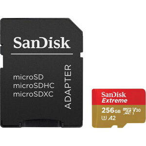 �}�C�N��SD 256GB �T���f�B�X�N Extreme microSDXC A2 SDSQXA1-256G �C�O�p�b�P�[�W�i