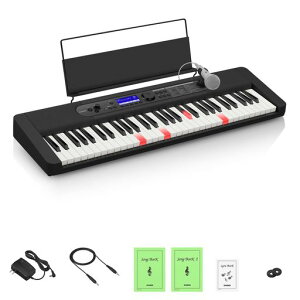 �J�V�I(CASIO)�d�q�L�[�{�[�hCasiotone���i�r�Q�[�V�����L�[�{�[�hLK-540BK(�u���b�N)61���Ռ��錮�Ղ�ǂ������Ă͂��߂Ăł������y����