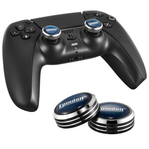 Epindon PS5�����R���g���[���[/DualSense Edge ���� �X�e�B�b�N �J�o�[ �{�^�� �L���b�v (�l�C�r�[�u���[)