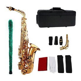 BtutySaxophoneSaxEbAltoEフラットブラス彫刻パターン表面プラスチックマウスピース手袋付きクリーニングクロスブラシストラップ
